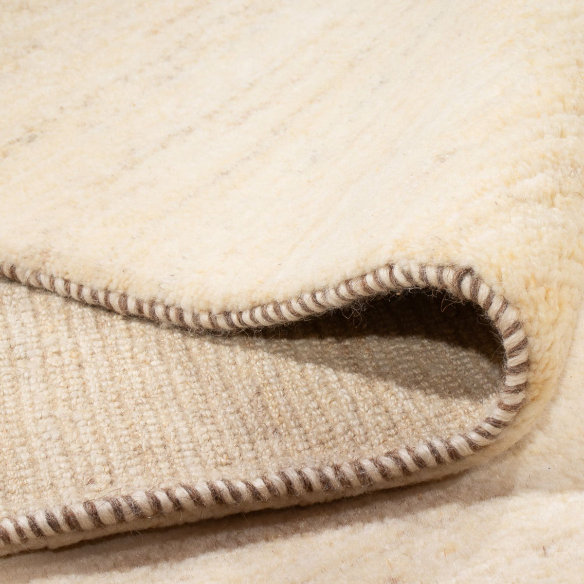 Gabbeh Teppich - Perser - 275 x 258 cm - hellbeige