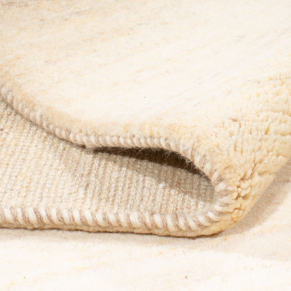 Gabbeh Teppich - Perser - 232 x 174 cm - hellbeige