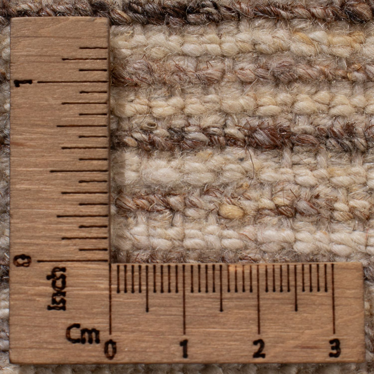 Gabbeh Teppich - Perser - 92 x 60 cm - dunkelbeige