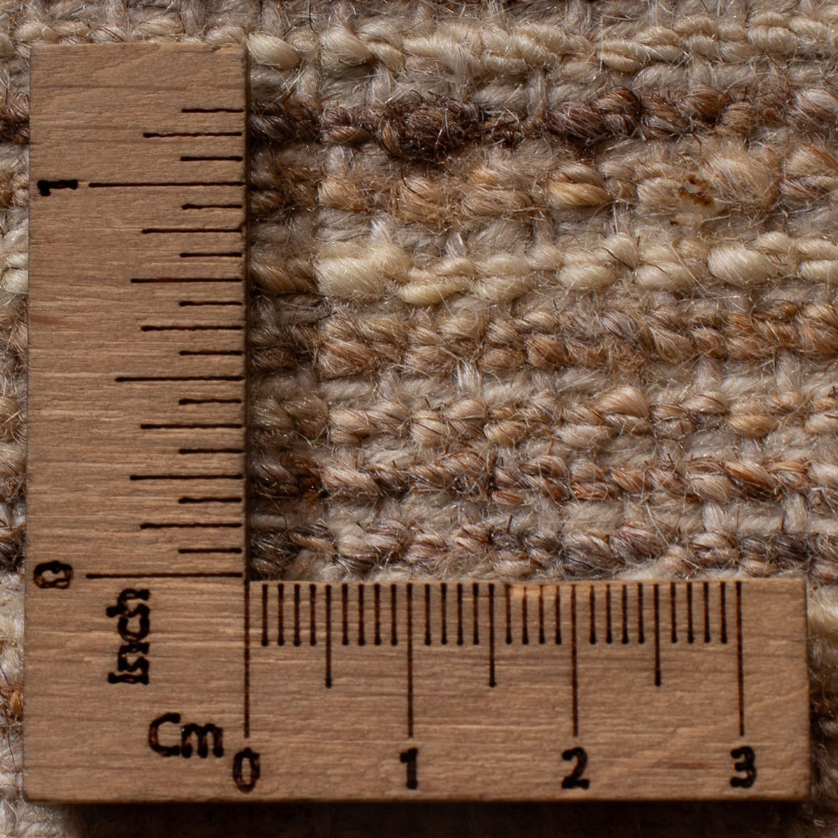 Gabbeh Teppich - Perser - 95 x 57 cm - dunkelbeige