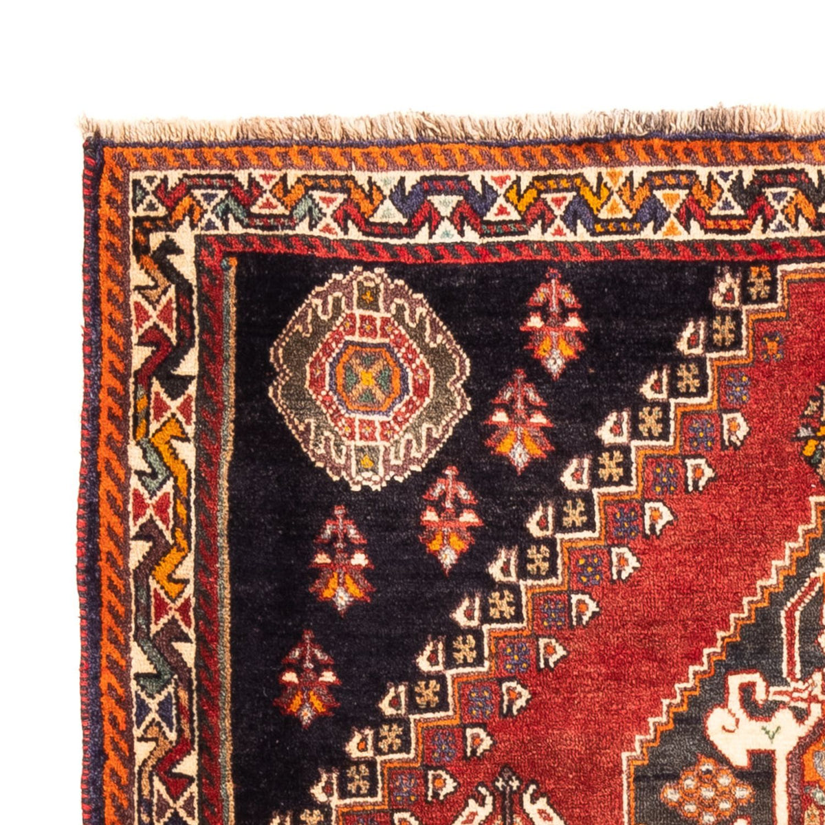 Perserteppich - Nomadic - 172 x 117 cm - rot