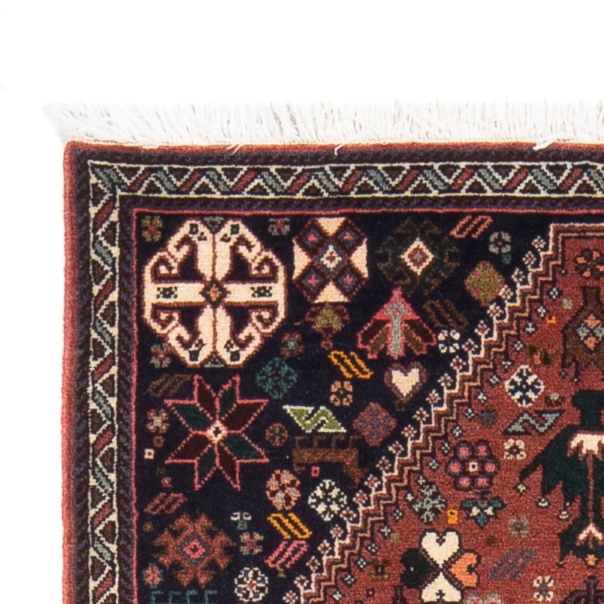 Perserteppich - Nomadic - 147 x 73 cm - rot