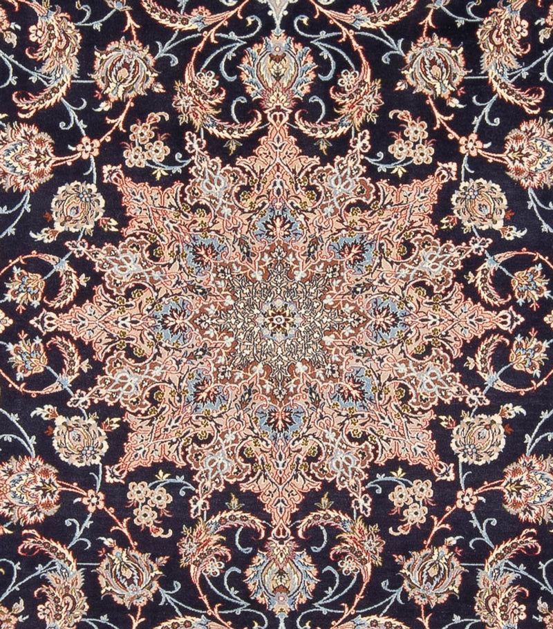 Perserteppich - Isfahan - Premium - 355 x 248 cm - dunkelblau