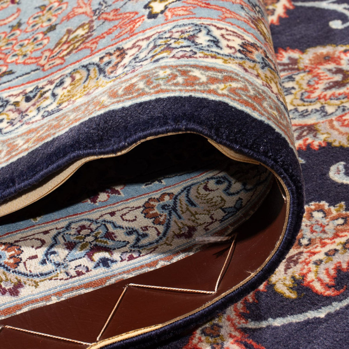 Perserteppich - Isfahan - Premium - 355 x 248 cm - dunkelblau