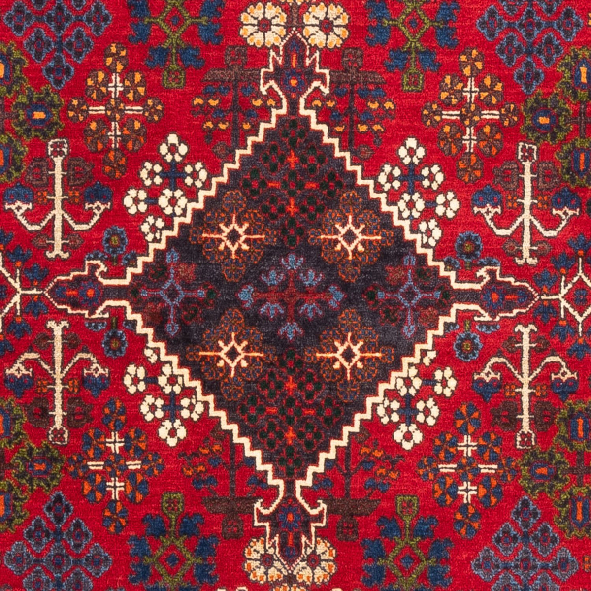 Perserteppich - Nomadic - 157 x 110 cm - rot