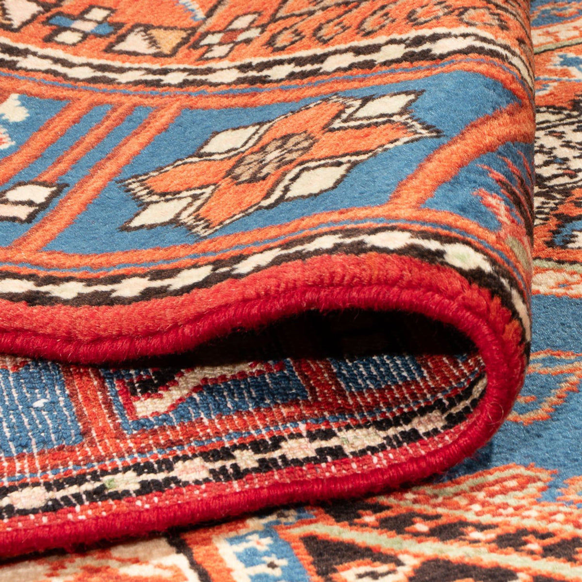 Perserteppich - Nomadic - 204 x 136 cm - blau