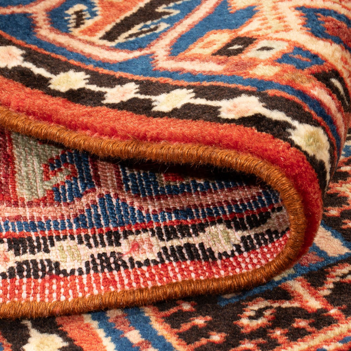 Perserteppich - Nomadic - 204 x 142 cm - blau
