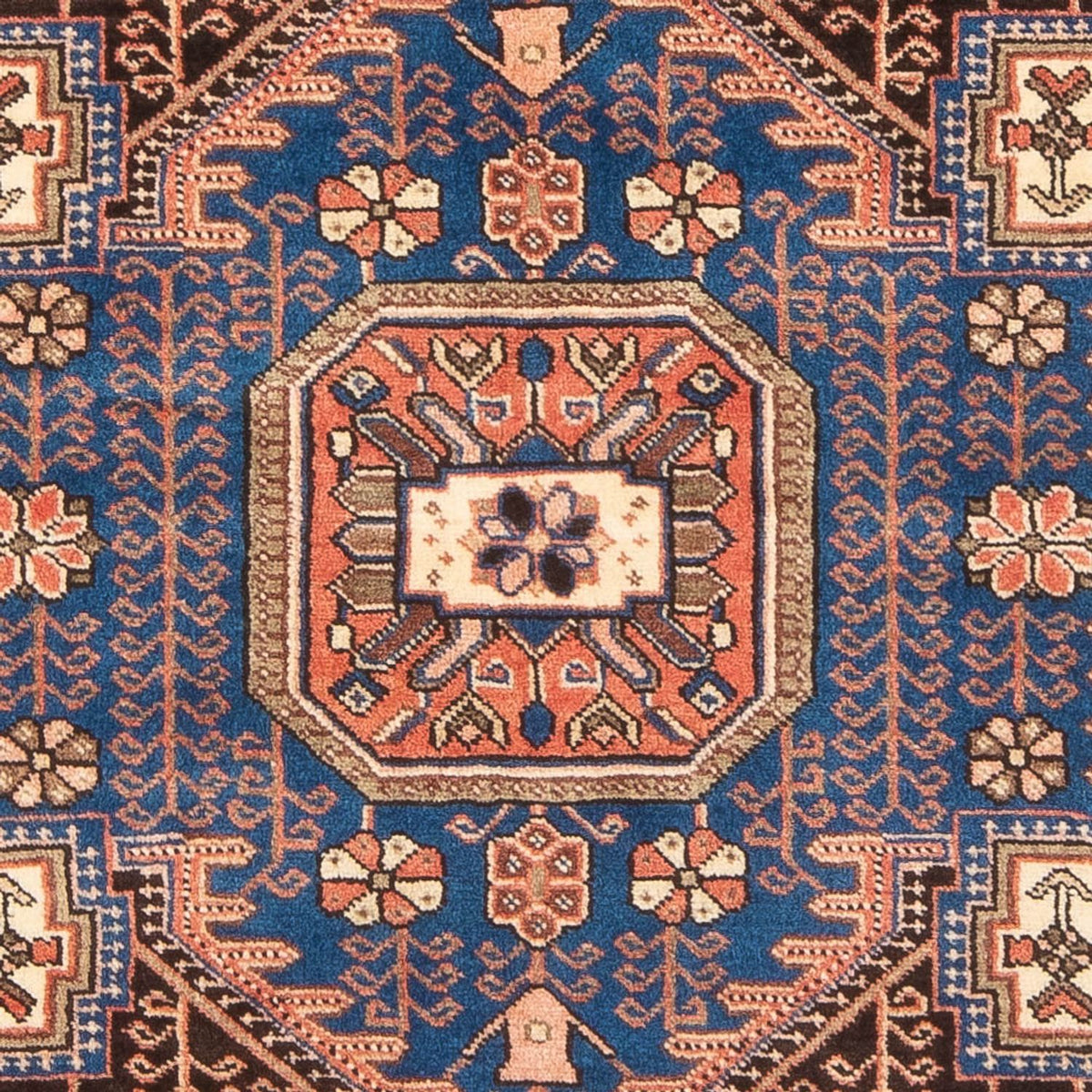 Perserteppich - Nomadic - 200 x 146 cm - blau