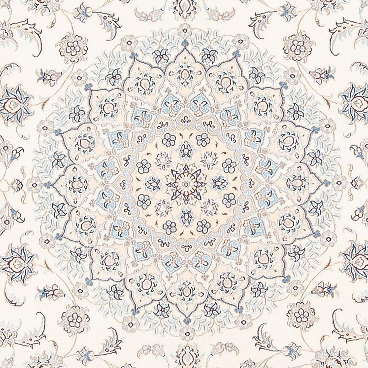 Perserteppich - Nain - Premium - 206 x 155 cm - creme