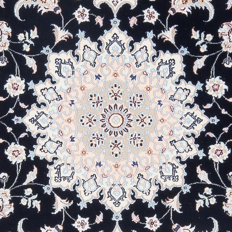 Perserteppich - Nain - Premium - 164 x 108 cm - dunkelblau