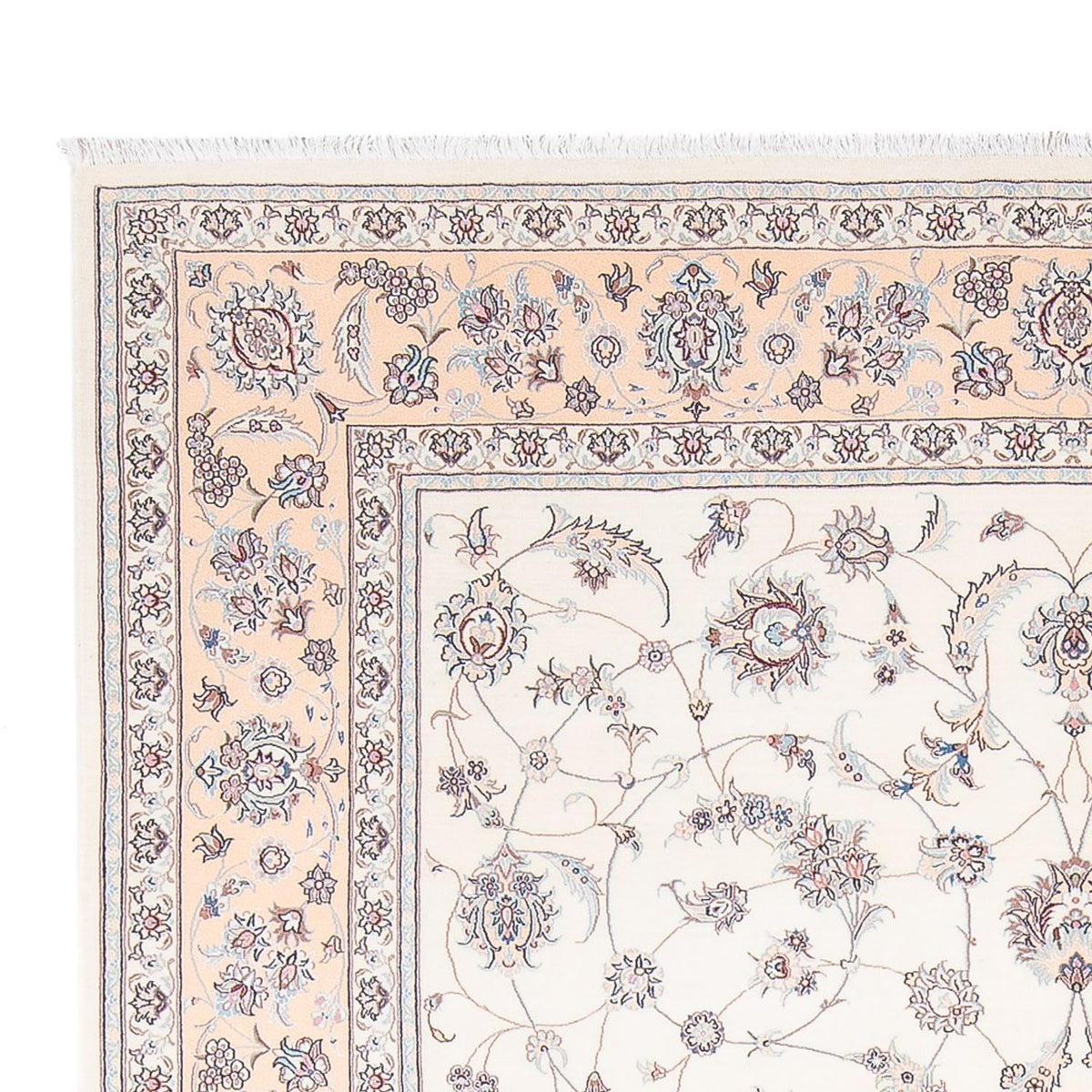 Perserteppich - Nain - Premium - 314 x 201 cm - creme