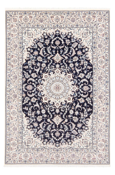 Tapis de Nain - 6La Tapis 128x175cm - Tapis persan - bleu foncé
