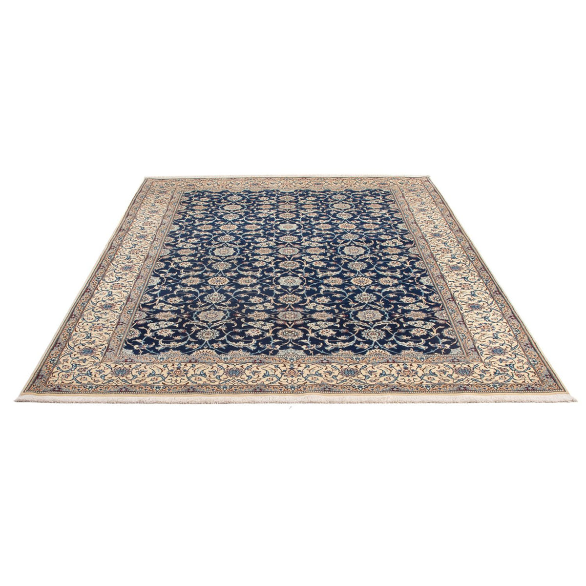 Perserteppich - Nain - Premium - 240 x 165 cm - dunkelblau