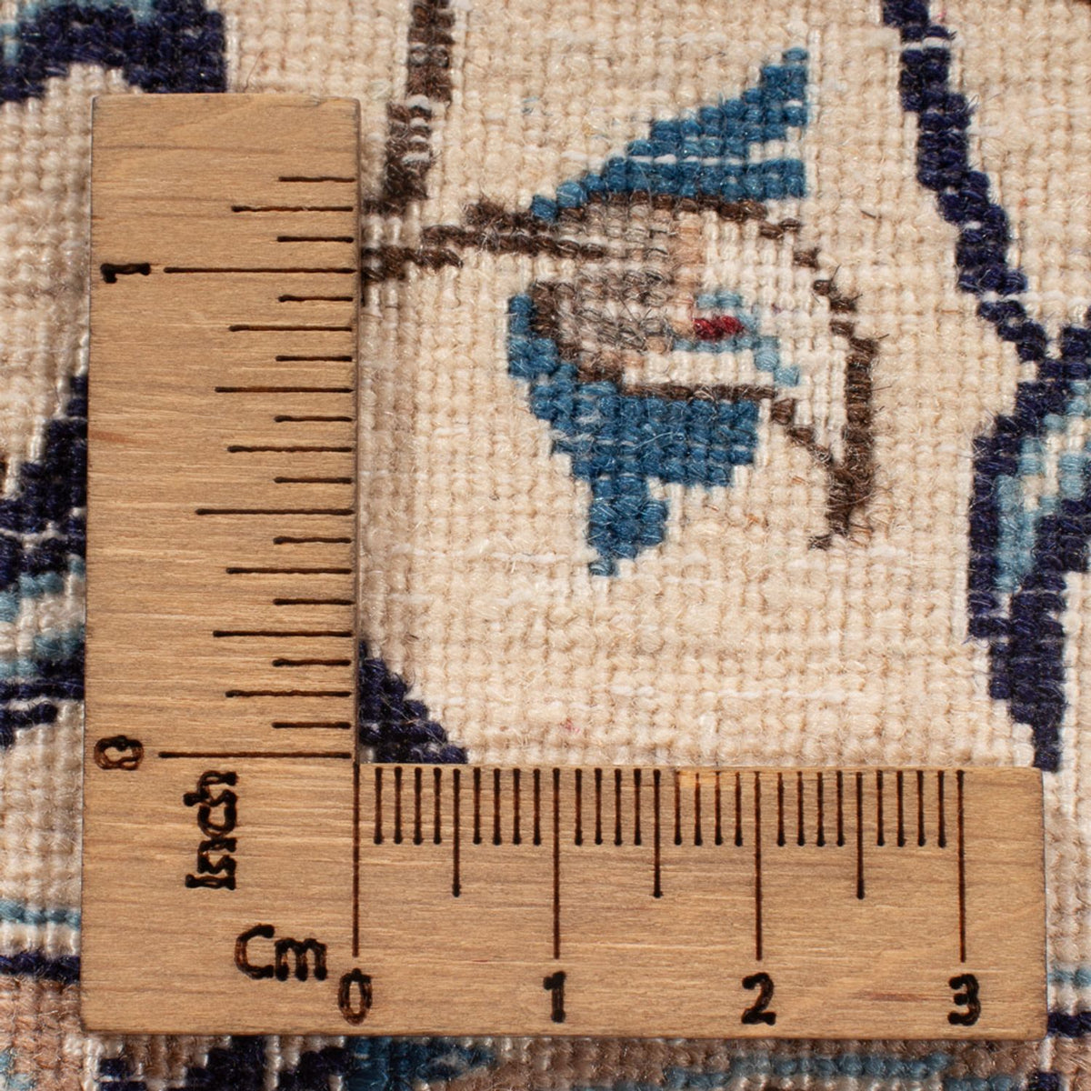 Perserteppich - Nain - Premium - 211 x 130 cm - creme