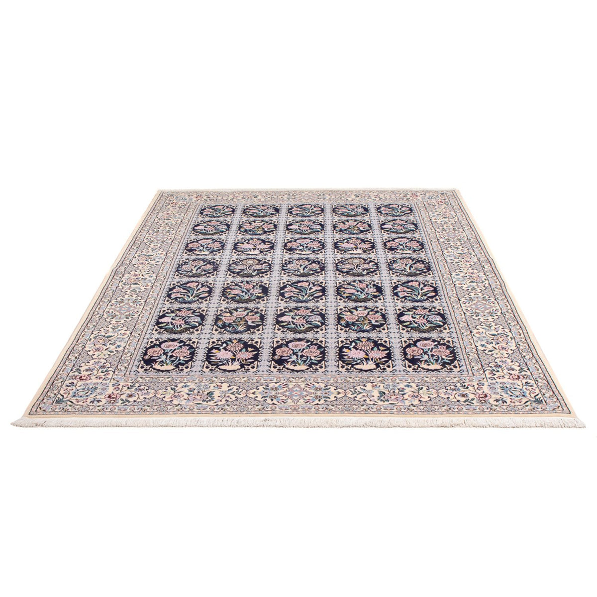 Perserteppich - Nain - Premium - 220 x 148 cm - dunkelblau