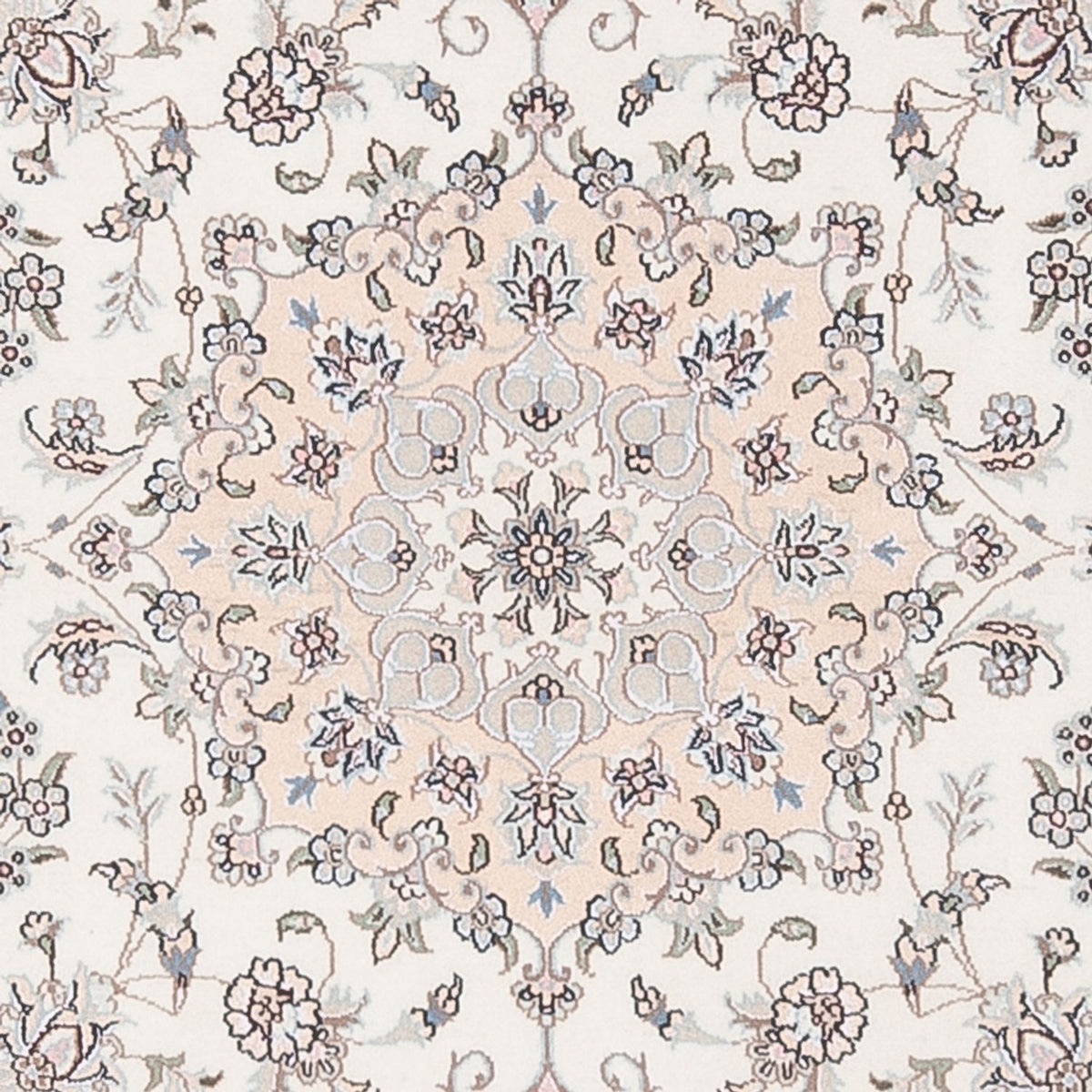 Perserteppich - Nain - Premium - 161 x 109 cm - creme