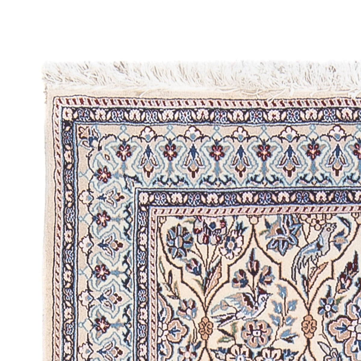 Perserteppich - Nain - Premium - 145 x 71 cm - dunkelbeige