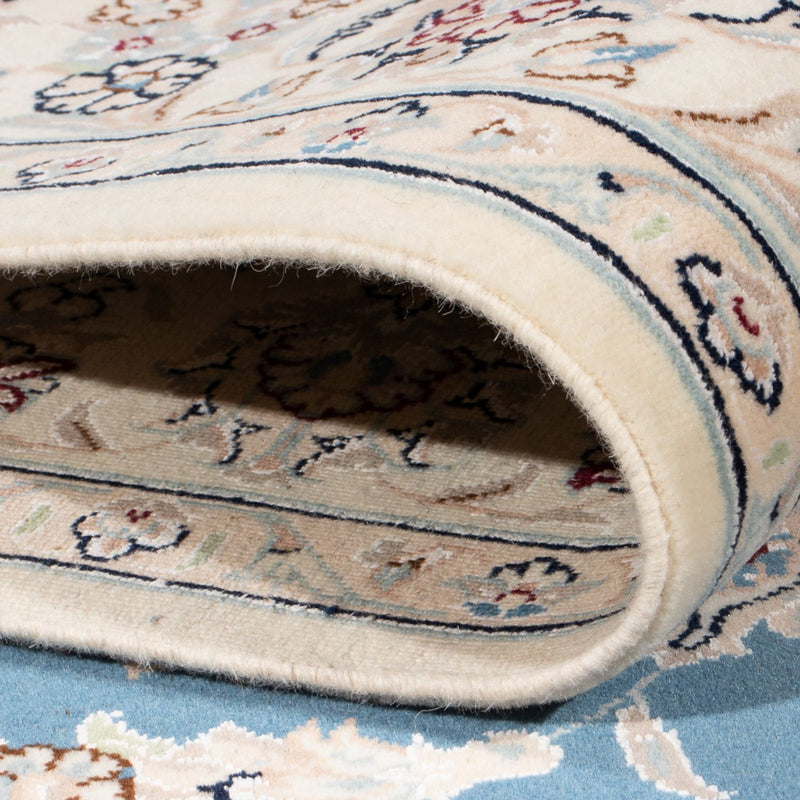 Perserteppich - Nain - Premium - 198 x 152 cm - blau