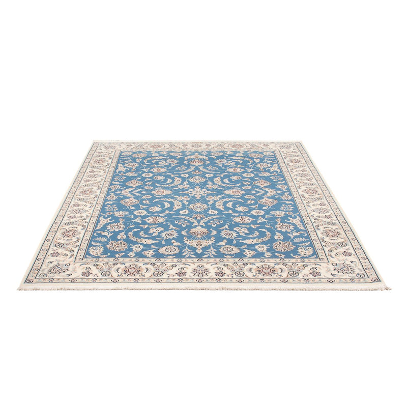 Perserteppich - Nain - Premium - 198 x 152 cm - blau