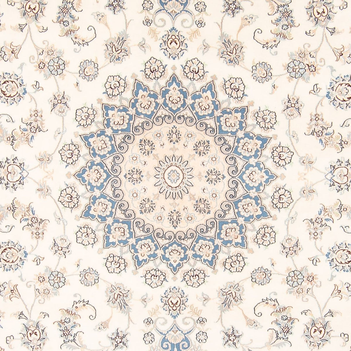 Perserteppich - Nain - 258 x 224 cm - creme