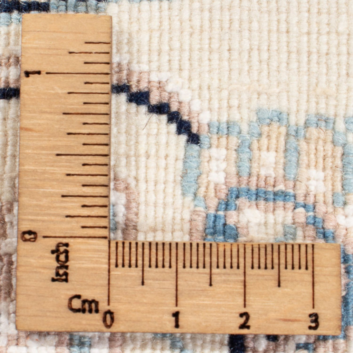 Perserteppich - Nain - Premium rund  - 157 x 150 cm - blau