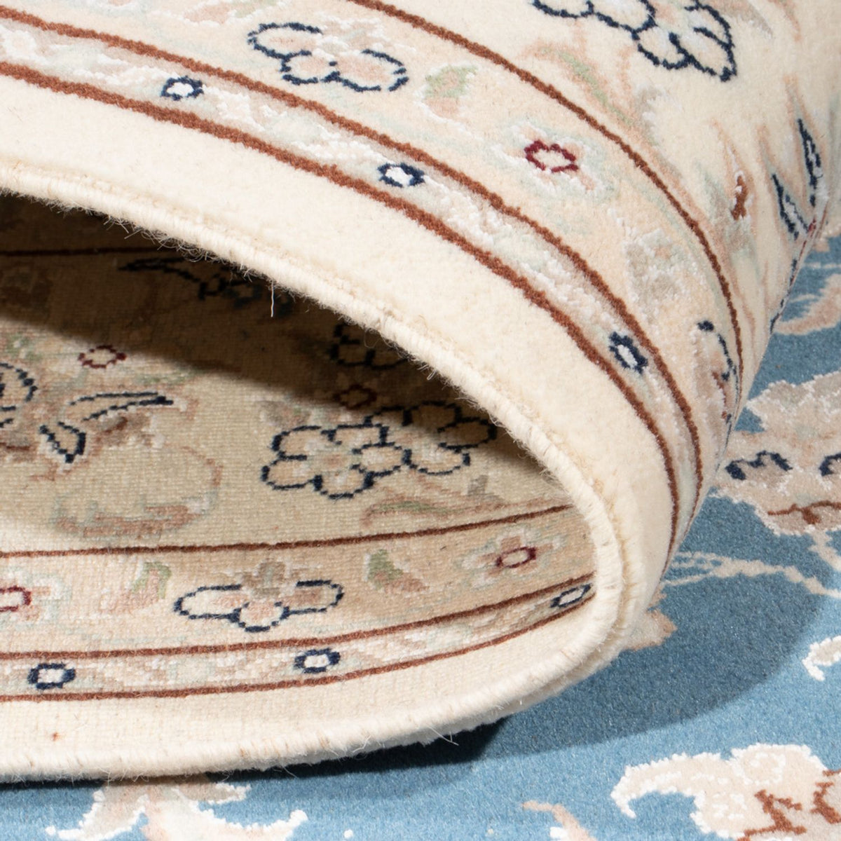 Perserteppich - Nain - Royal - 202 x 148 cm - hellblau