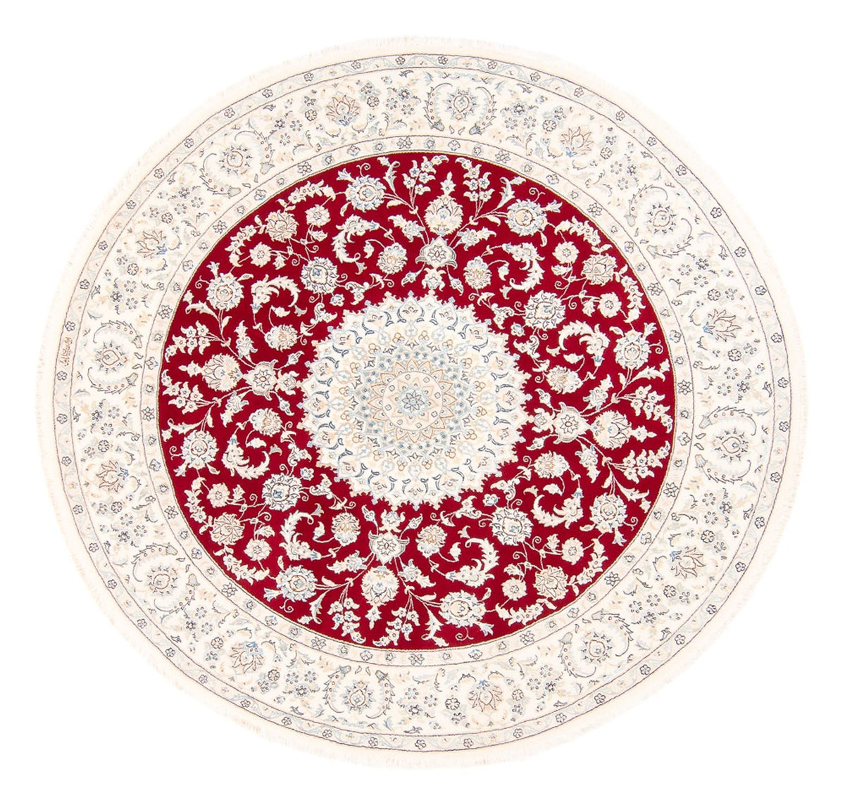 Perserteppich - Nain rund  - 200 x 200 cm - rot
