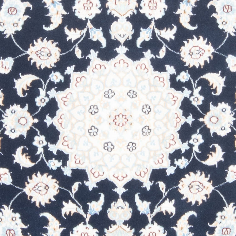 Läufer Perser - Nain - Royal - 197 x 80 cm - dunkelblau