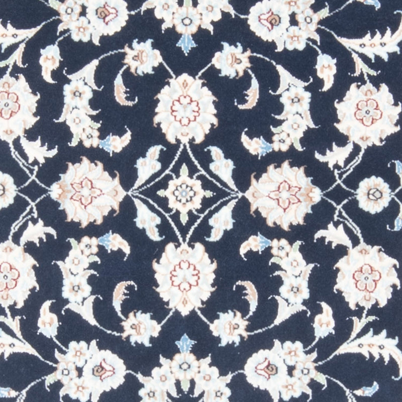 Läufer Perser - Nain - Royal - 203 x 79 cm - dunkelblau