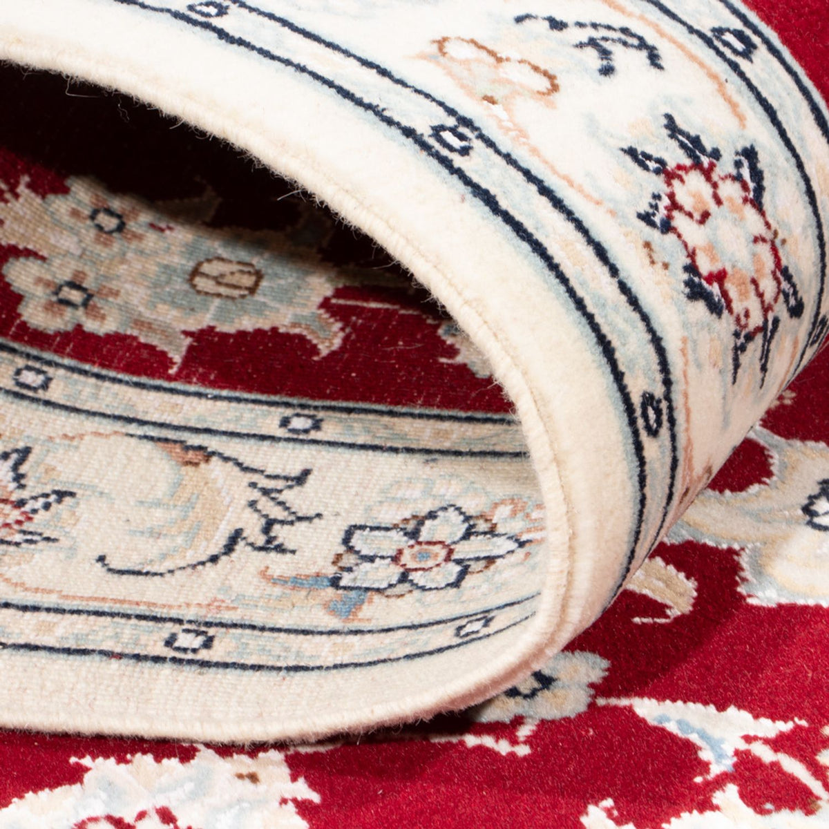 Läufer Perser - Nain - Royal - 204 x 81 cm - rot