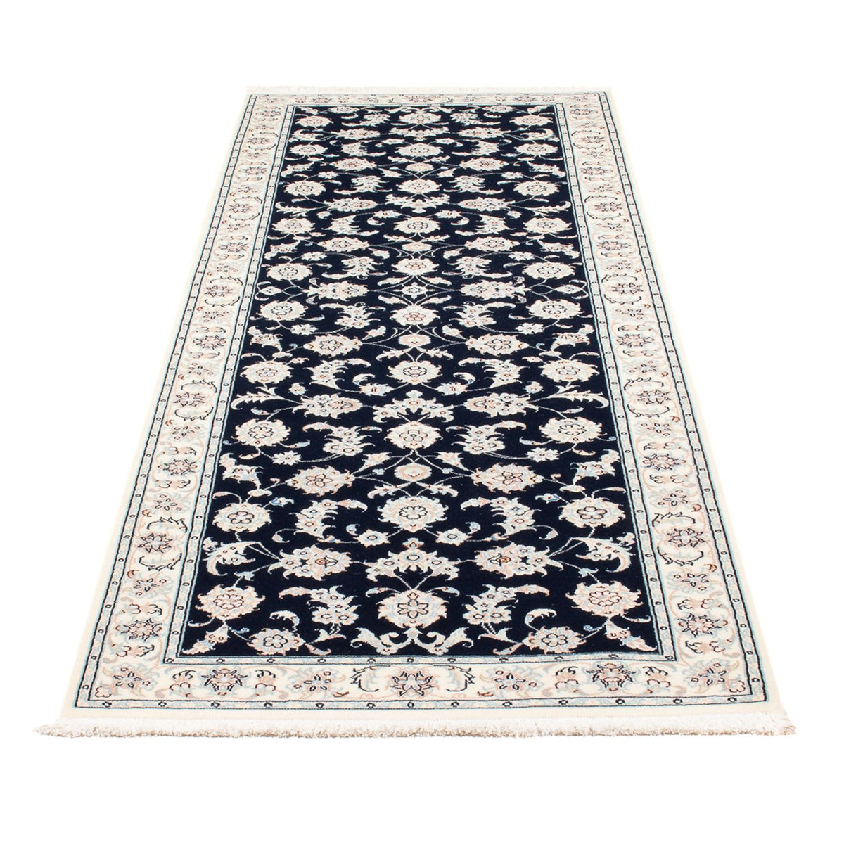 Läufer Perser - Nain - Premium - 248 x 83 cm - dunkelblau