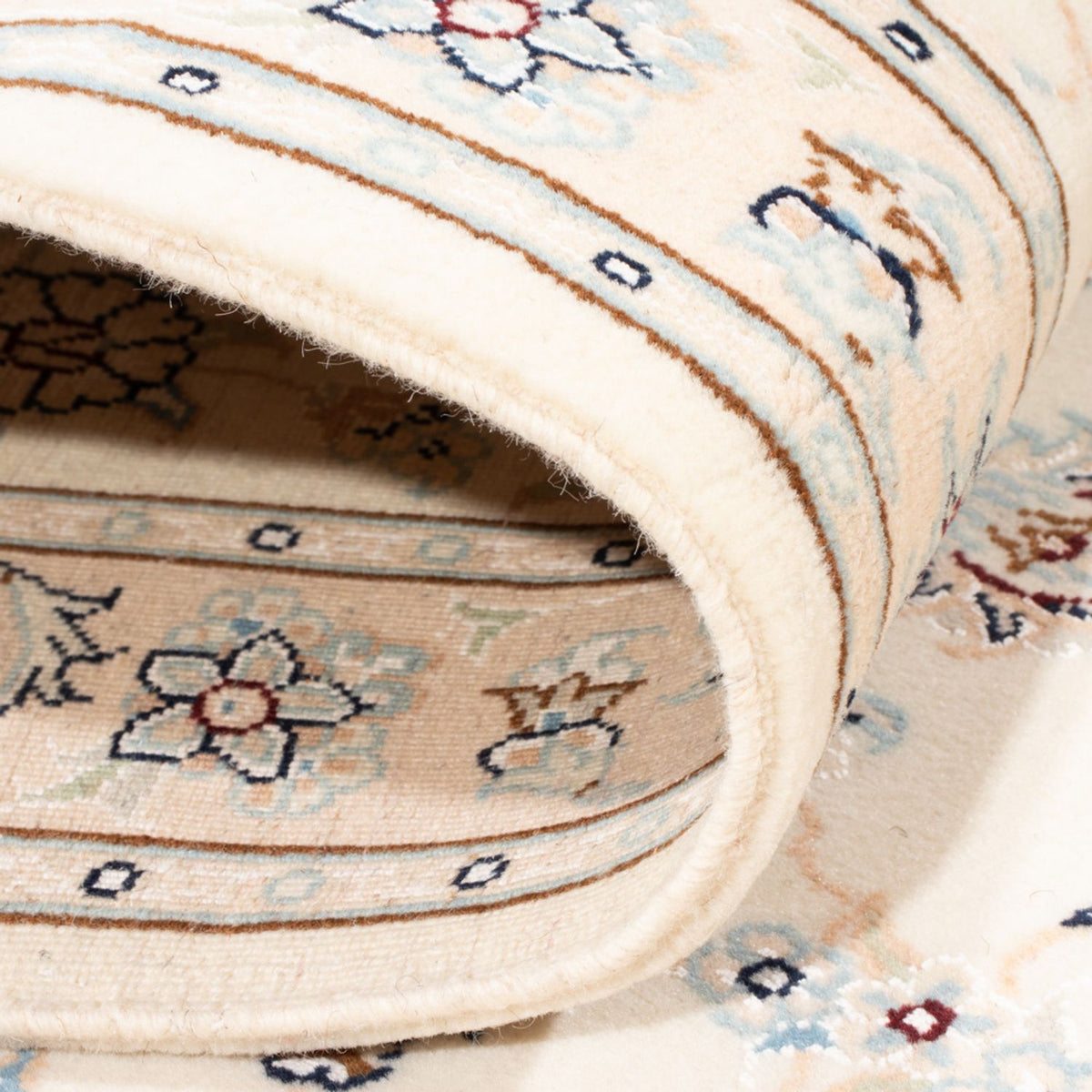 Läufer Perser - Nain - Royal - 212 x 80 cm - creme