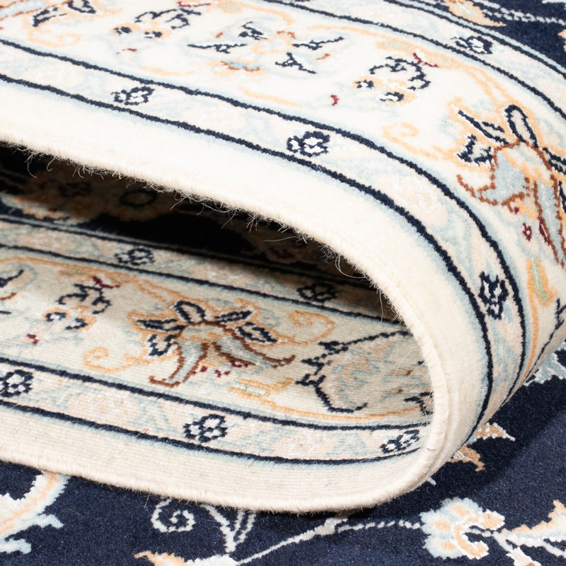 Läufer Perser - Nain - Premium - 302 x 83 cm - dunkelblau