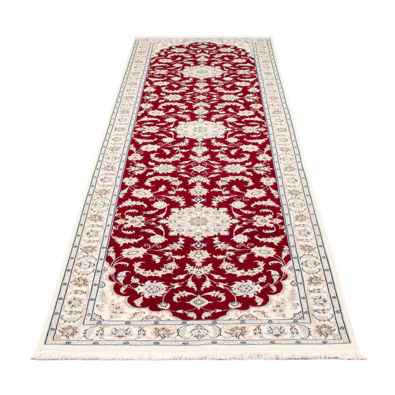 Läufer Perser - Nain - Premium - 302 x 82 cm - rot