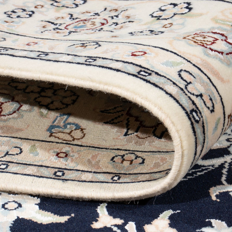 Perserteppich - Nain - Premium - 196 x 148 cm - dunkelblau