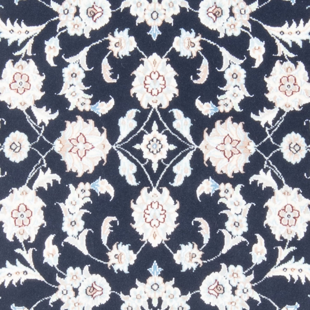 Läufer Perser - Nain - Royal - 197 x 80 cm - dunkelblau