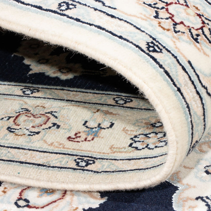 Läufer Perser - Nain - Premium - 340 x 85 cm - dunkelblau