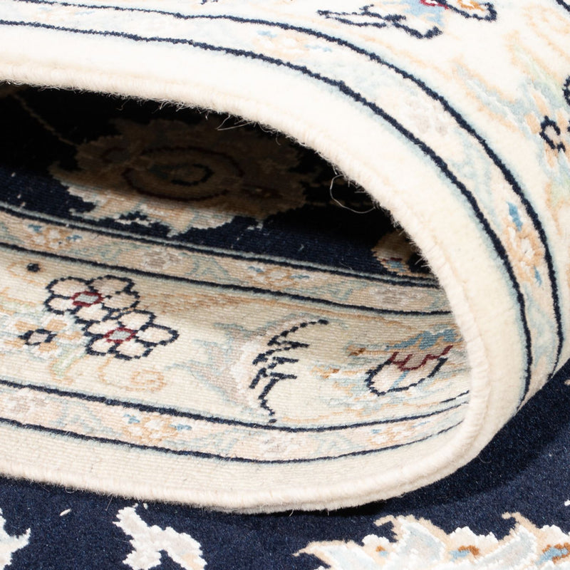 Läufer Perser - Nain - Premium - 304 x 81 cm - dunkelblau