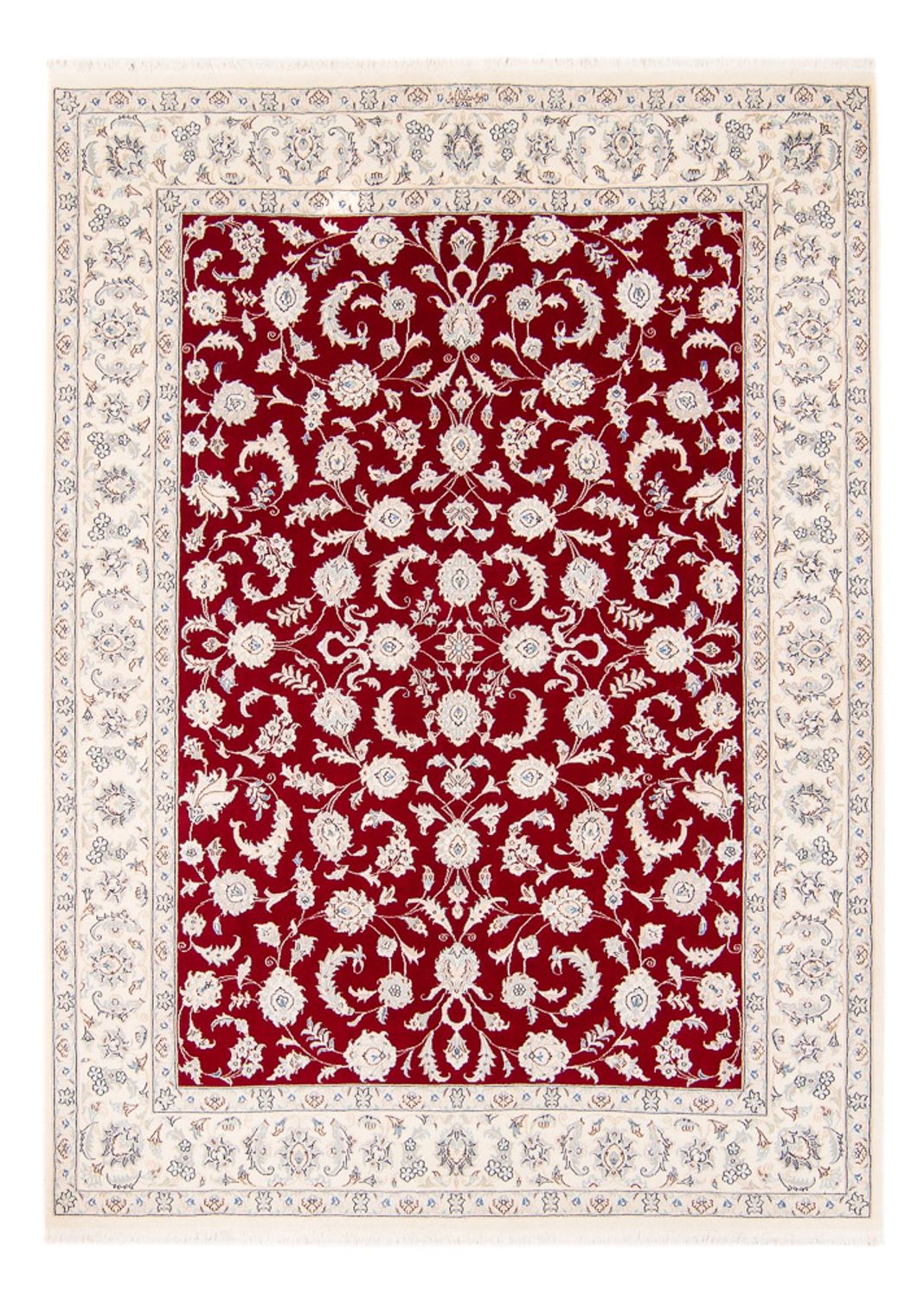 Perserteppich - Nain - 237 x 170 cm - rot