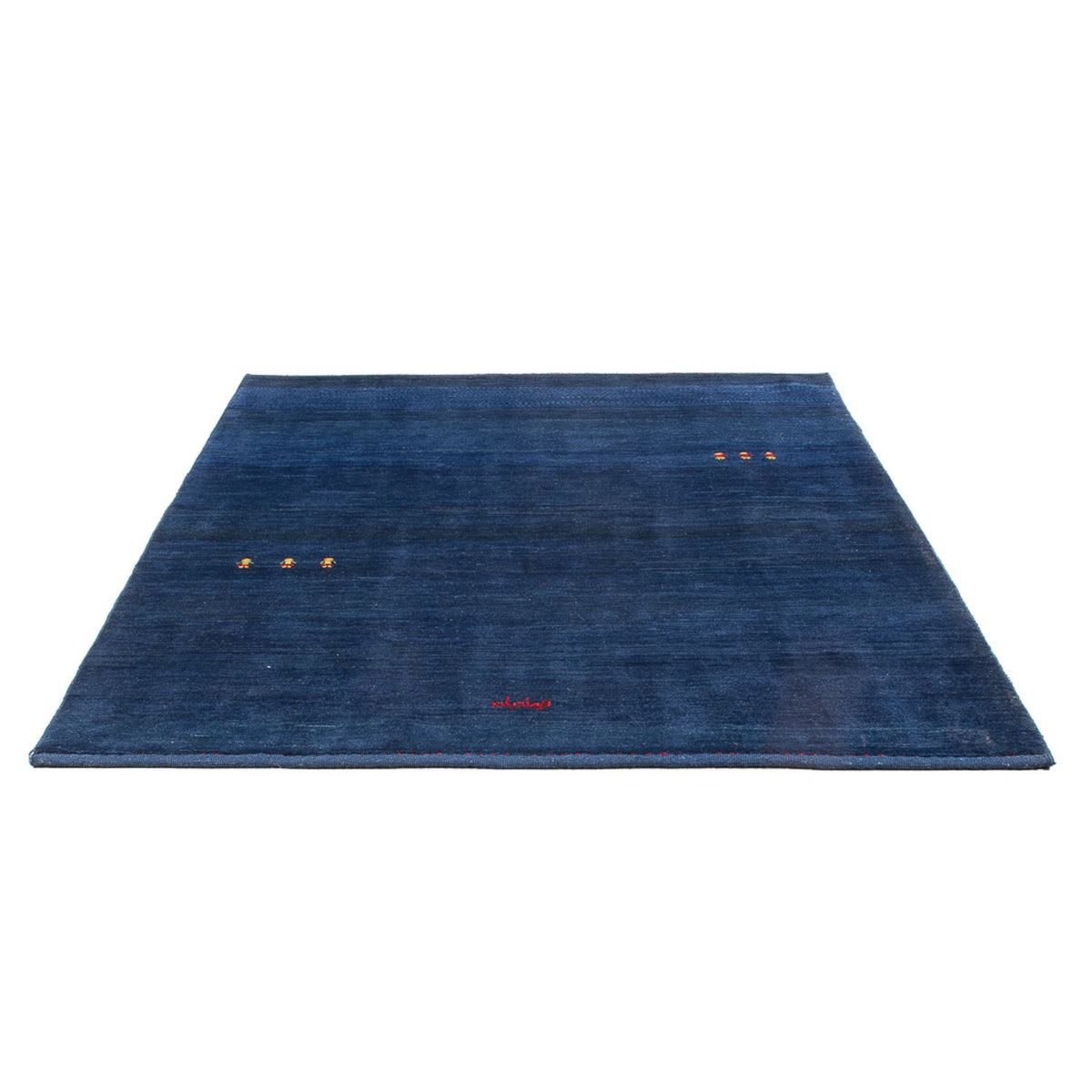 Gabbeh Teppich - Perser - 195 x 155 cm - dunkelblau