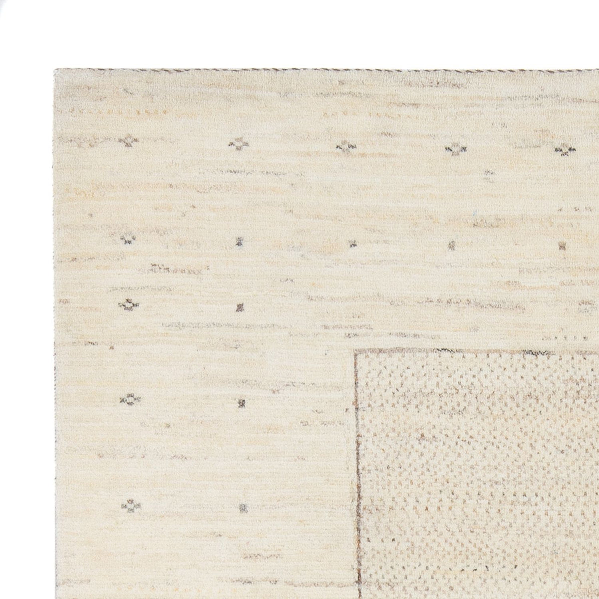 Gabbeh Teppich - Perser - 192 x 140 cm - silber