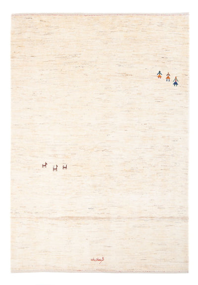 Gabbeh Persisch Teppich 140x188cm - Perserteppich Wollteppich