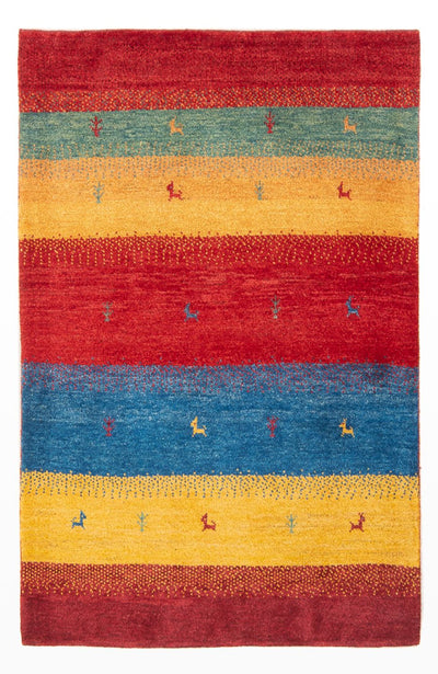 Gabbeh Persisch Teppich 104x151cm - Perserteppich Wollteppich