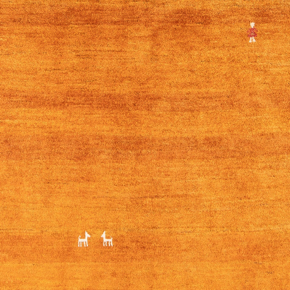 Gabbeh Teppich - Perser - 196 x 150 cm - orange