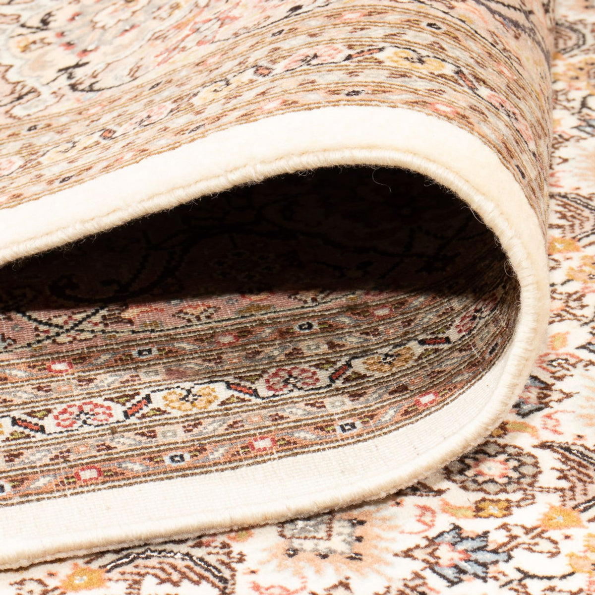 Perserteppich - Täbriz - Royal - 290 x 253 cm - dunkelbeige