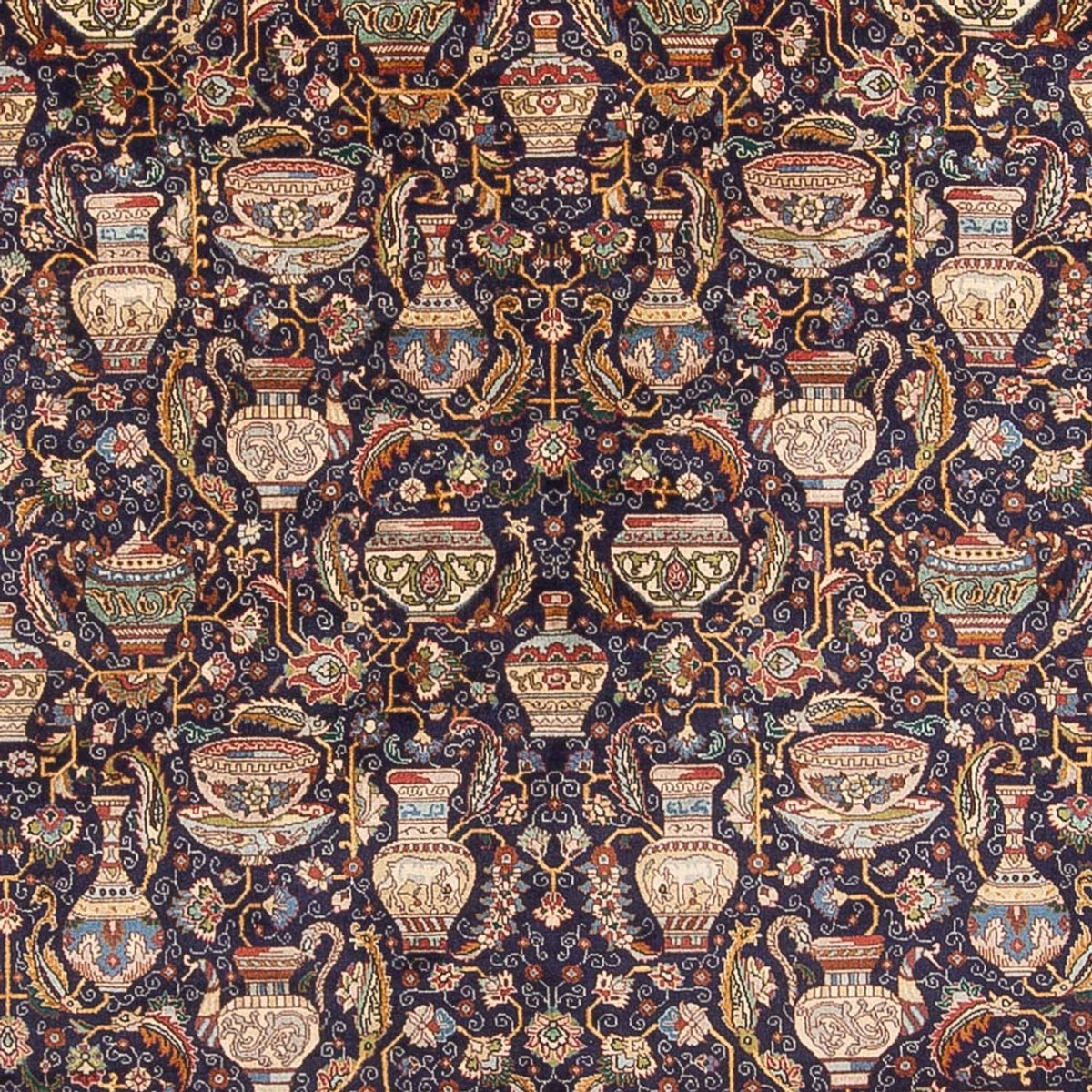Perserteppich - Täbriz - 387 x 300 cm - dunkelblau