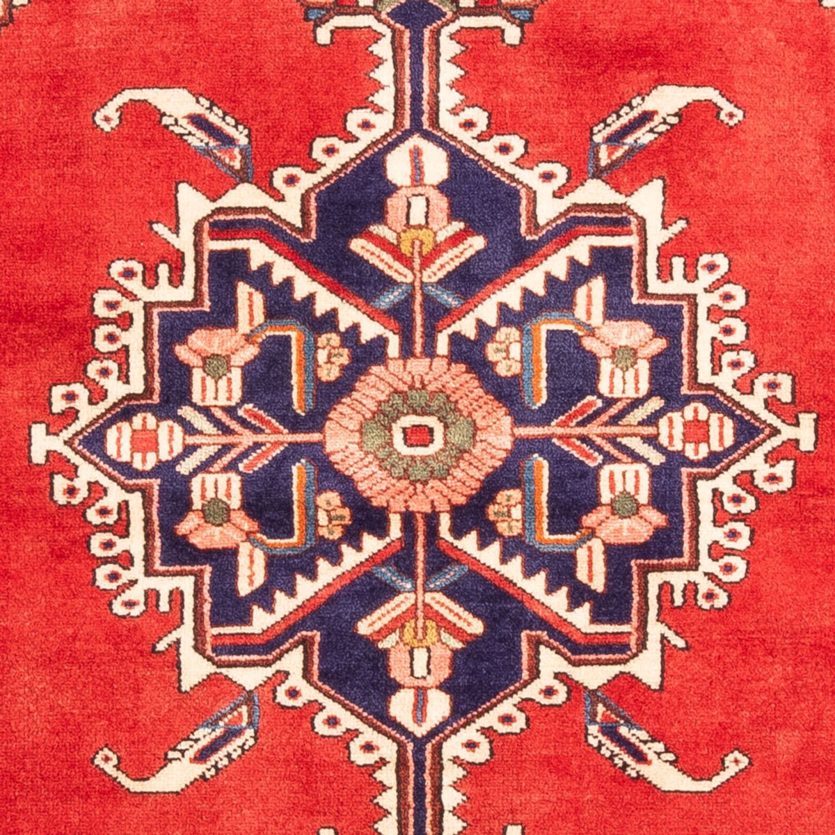 Perserteppich - Nomadic - 154 x 109 cm - rot