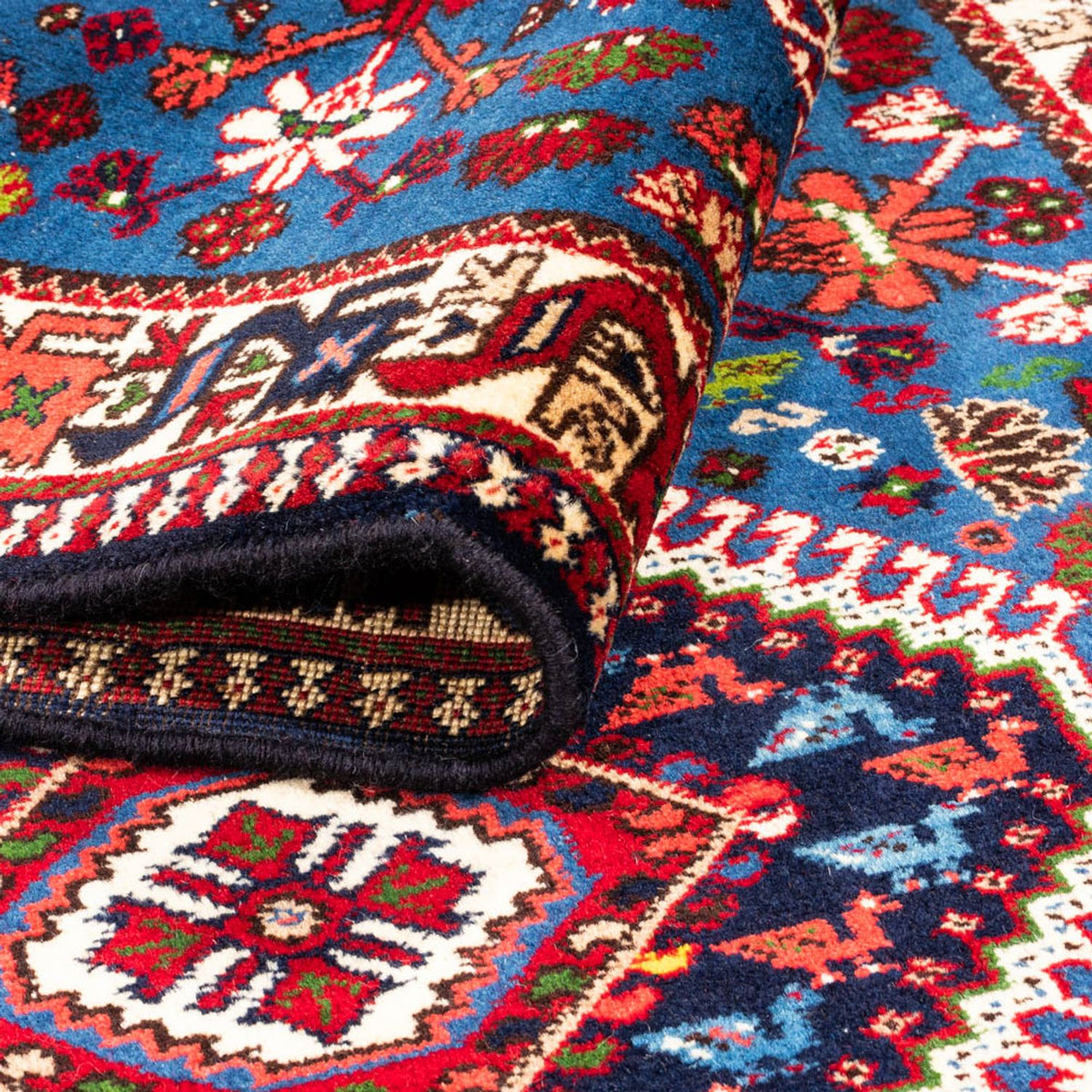 Läufer Perser - Nomadic - 200 x 79 cm - blau