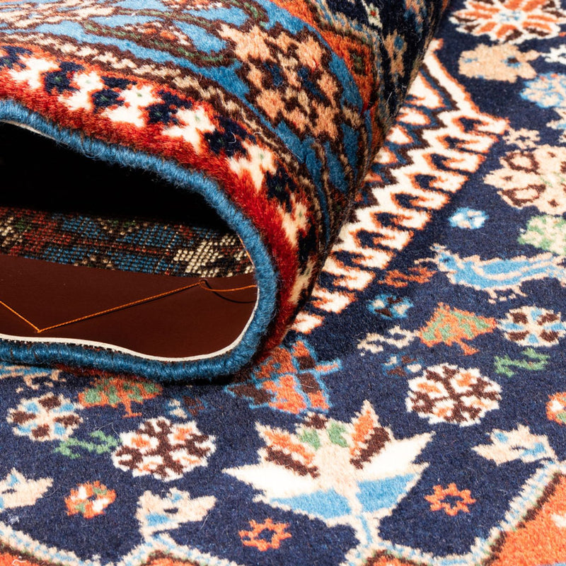 Perserteppich - Nomadic - 132 x 80 cm - dunkelblau