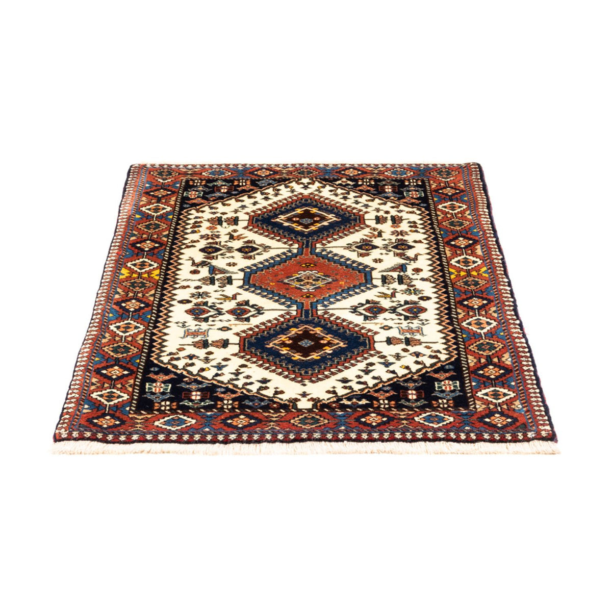 Perserteppich - Nomadic - 130 x 80 cm - creme